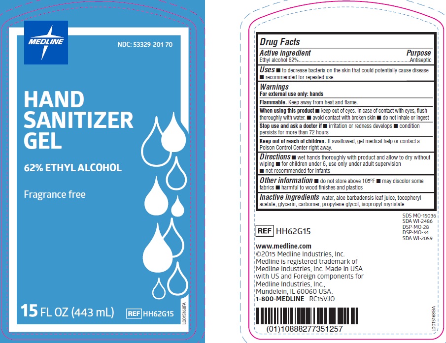 MEDLINE HAND SANITIZER GEL PDP AND DRUG FACTS