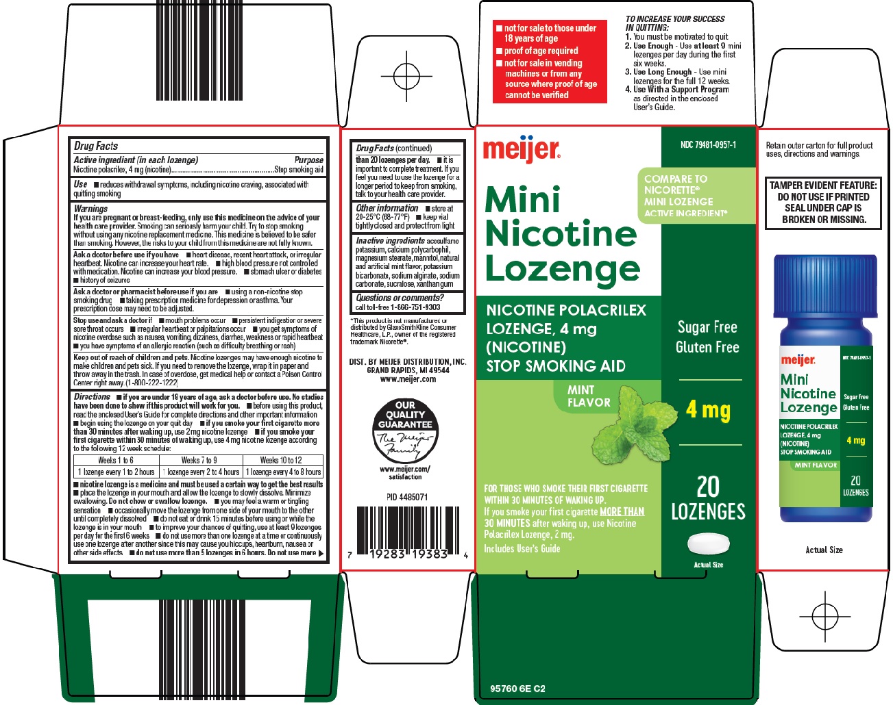 Mini Nicotine Lozenge Carton