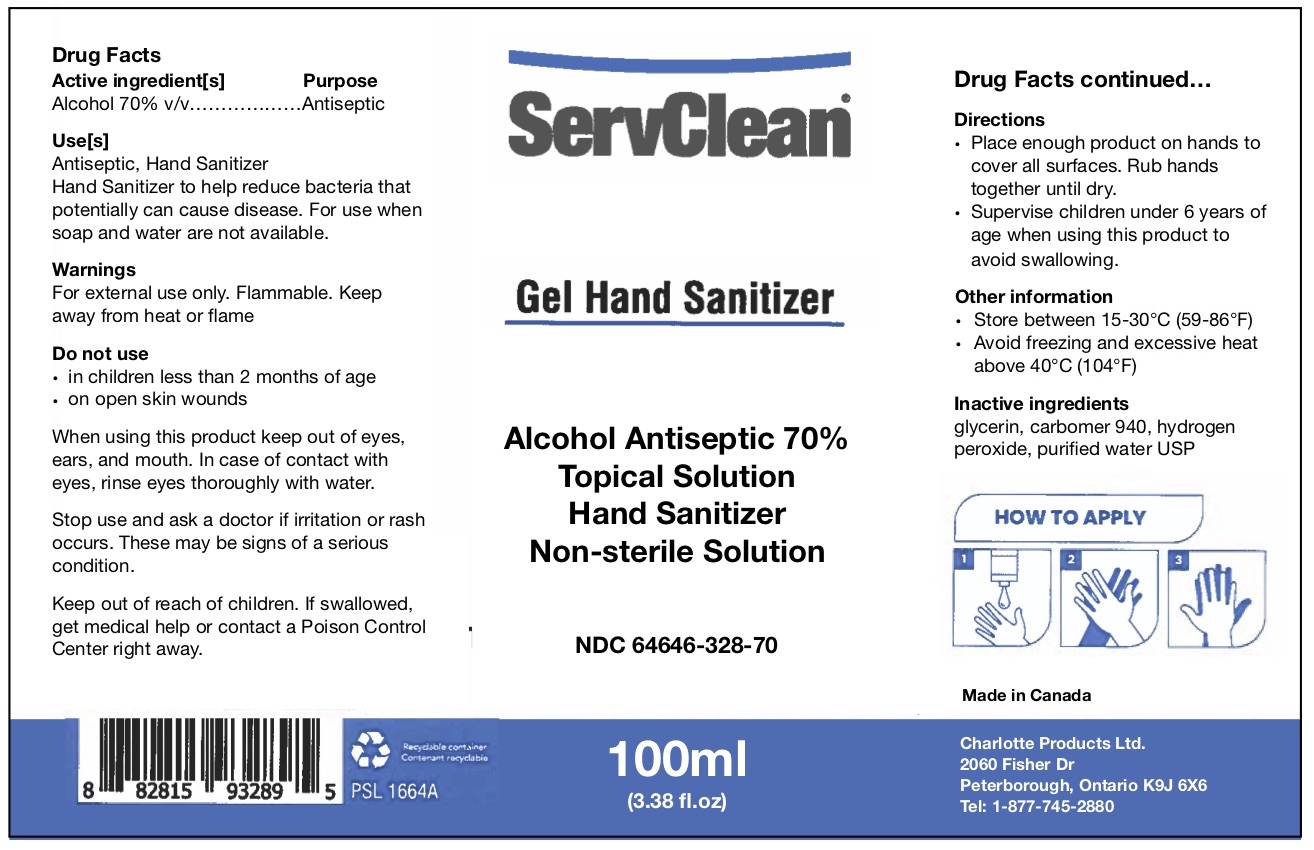 Gel Hand Sanitizer 100 ML NDC: <a href=/NDC/64646-328-25>64646-328-25</a>