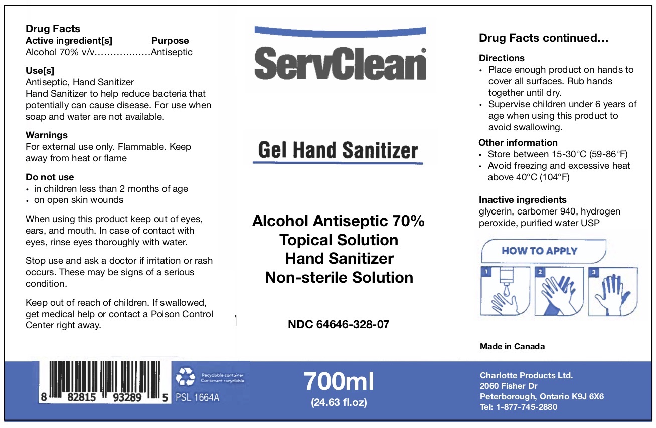 Gel Hand Sanitizer 700 ML NDC: <a href=/NDC/64646-328-07>64646-328-07</a>