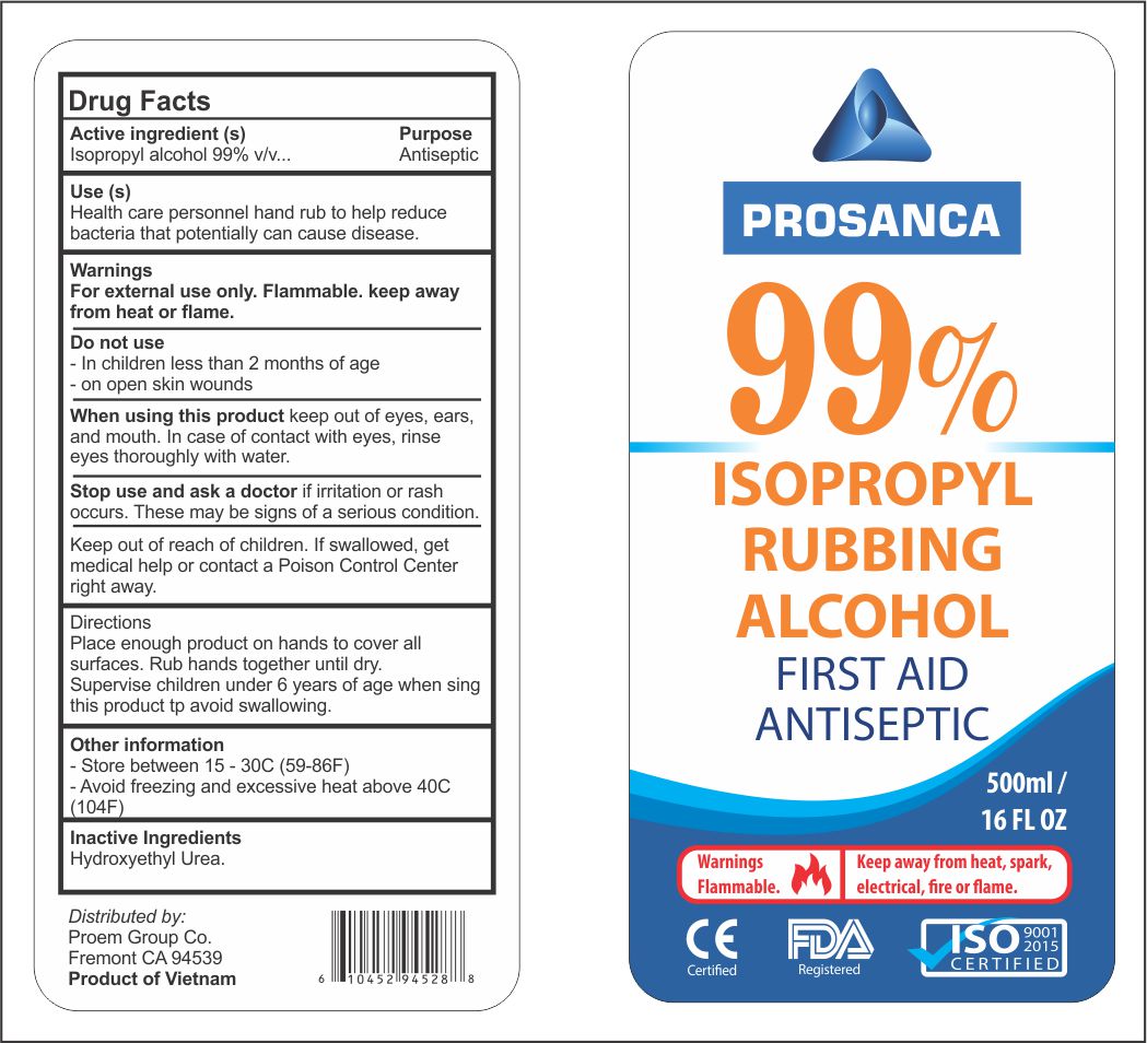 77838-636 ISOPROPYL 500 mL- 99 percent Rubbing Alcohol