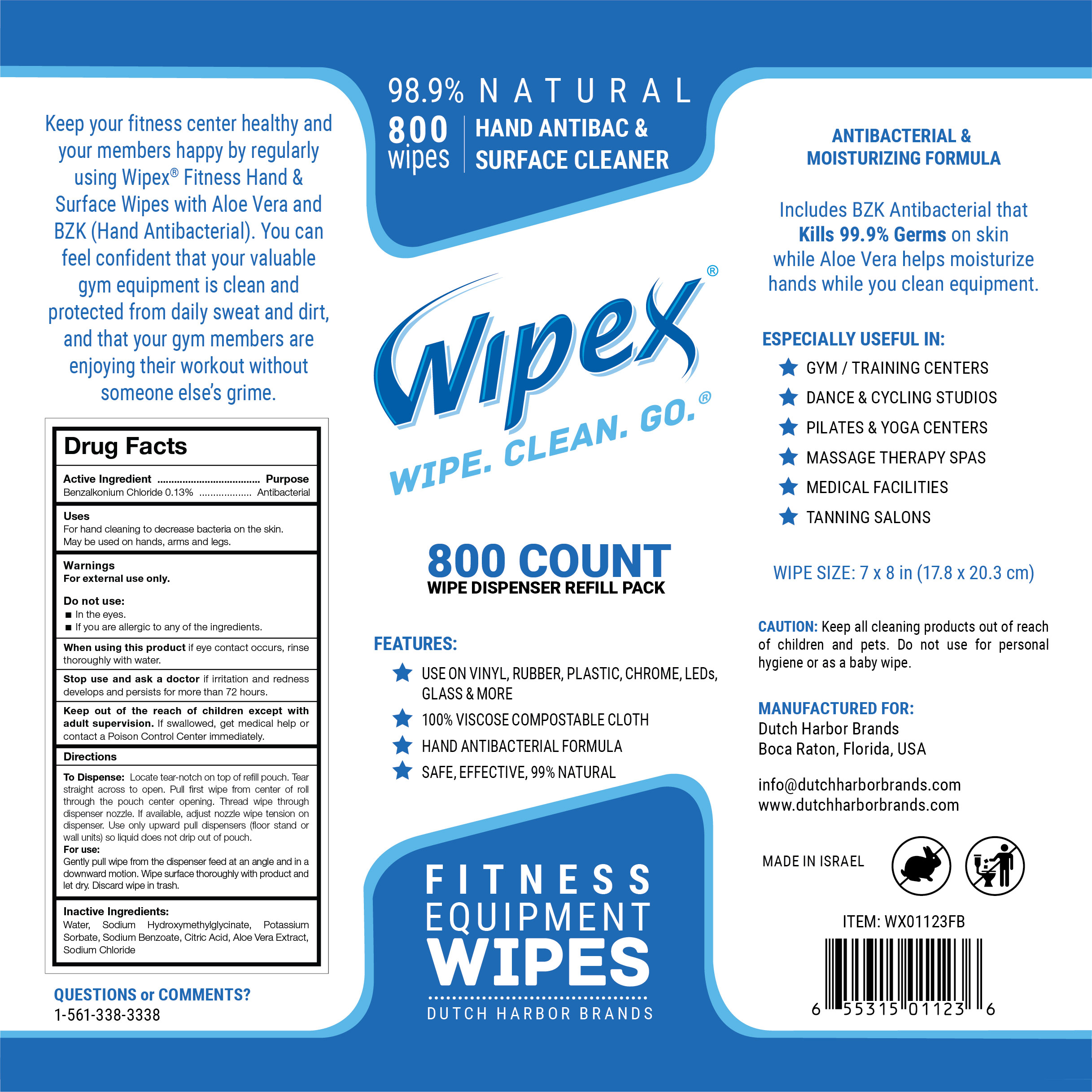 Wipex 800 Refill Pack
