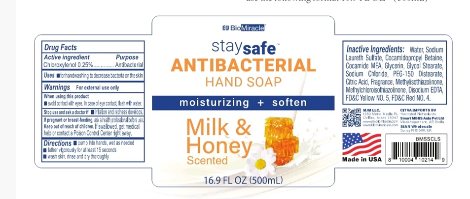 BioMiracle staysafe ANTIBACTERIAL HAND SOAP