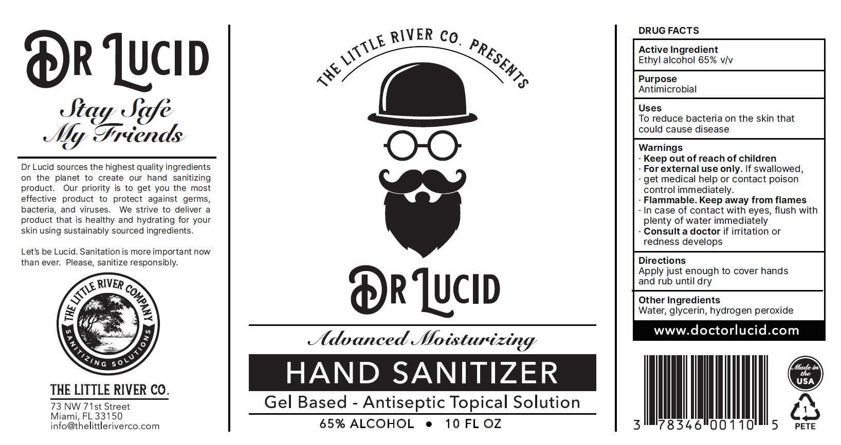 Dr Lucid 65 Ethanol 10oz Liquid