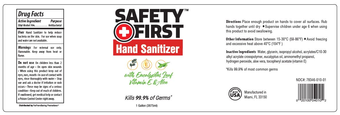 Safety First 70 Ethanol Gel
