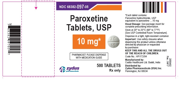Paroxetine tablets, 10 mg