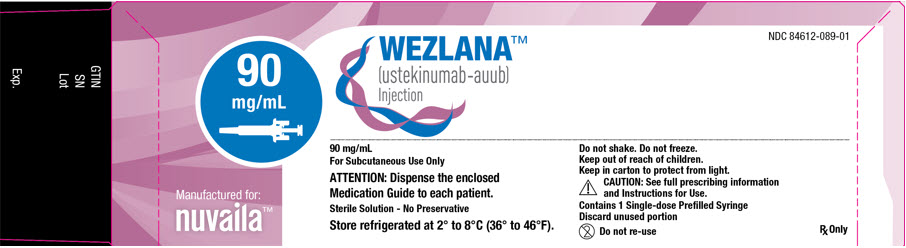 PRINCIPAL DISPLAY PANEL - 90 mg/mL Syringe Carton - 089-01