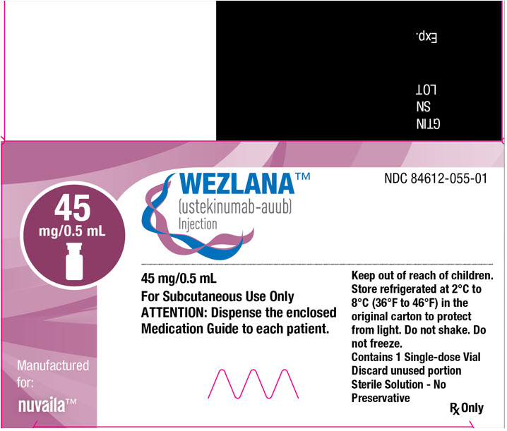 PRINCIPAL DISPLAY PANEL - 45 mg/0.5 mL Vial Carton - 055-01