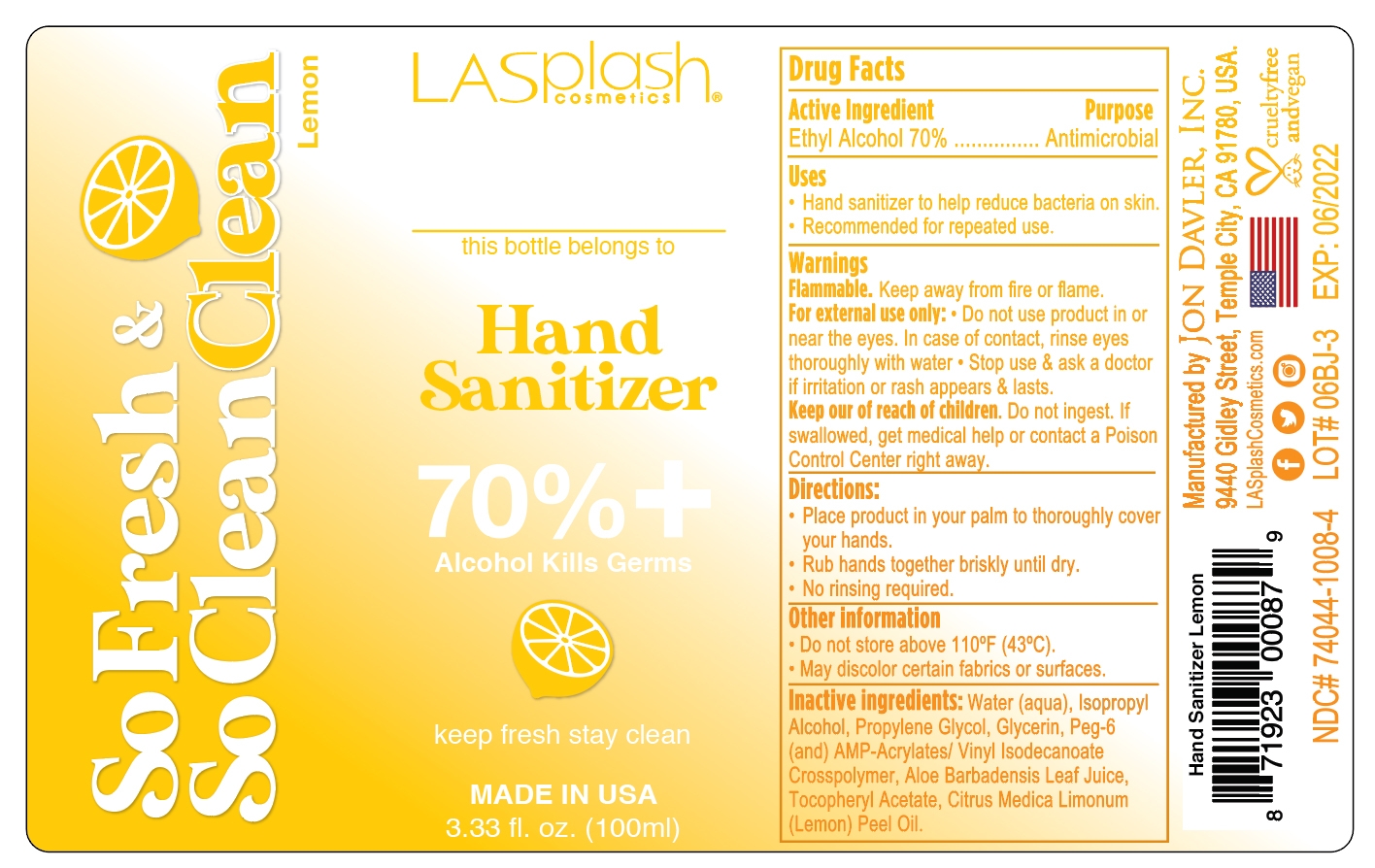 LASplash Lemon Gel