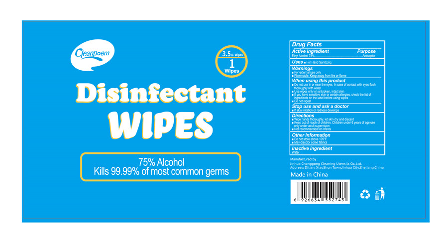 1 wipes label 