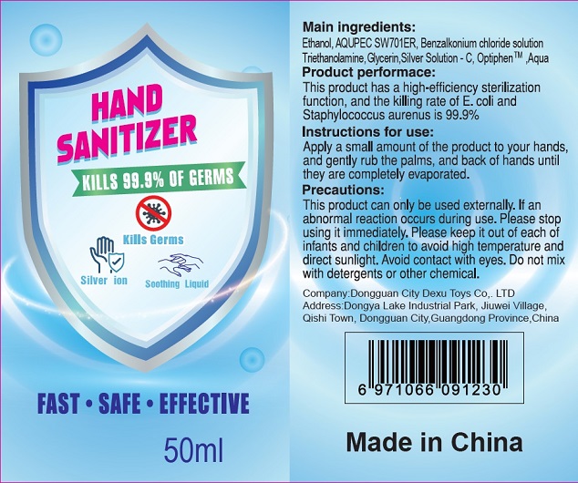 Hand Sanitizer 50ml label