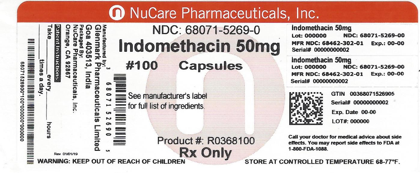 Indomethacin by NuCare Pharmaceuticals,Inc. INDOMETHACIN capsule