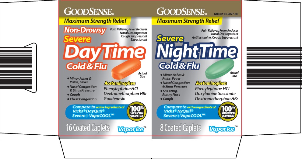 Perrigo Severe Day Time Cold & Flu Severe Night Time Cold & Flu Drug Facts