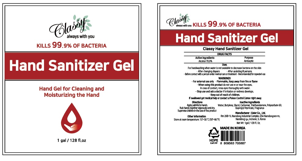 Classy Hand Sanitizer Gel