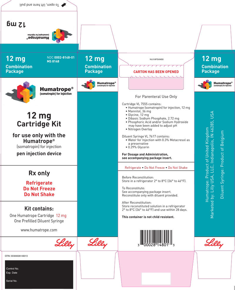 PACKAGE LABEL – Humatrope 12 mg Cartridge Kit
