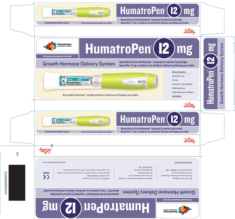 PACKAGE LABEL – Humatrope 12 mg Pen

