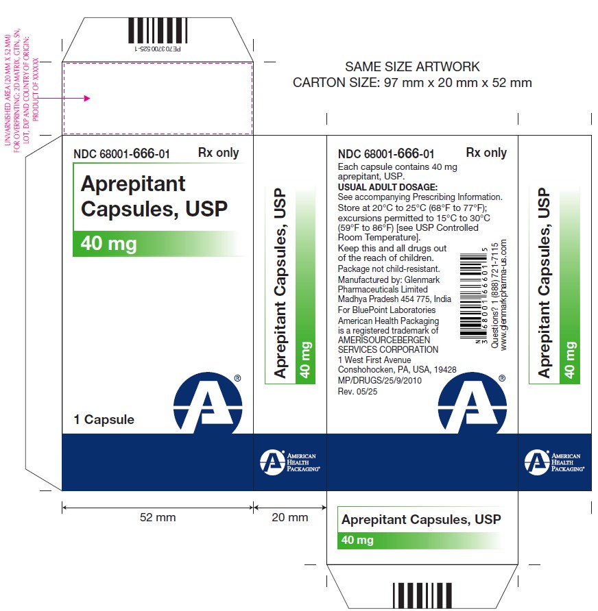Caron - Aprepitant capsules USP 40mg 1s pack