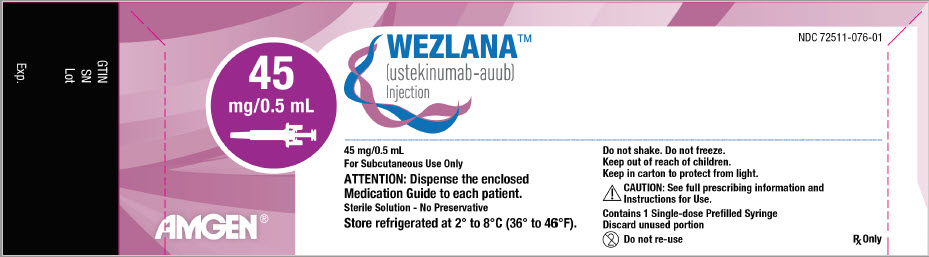 PRINCIPAL DISPLAY PANEL - 45 mg/0.5 mL Syringe Carton