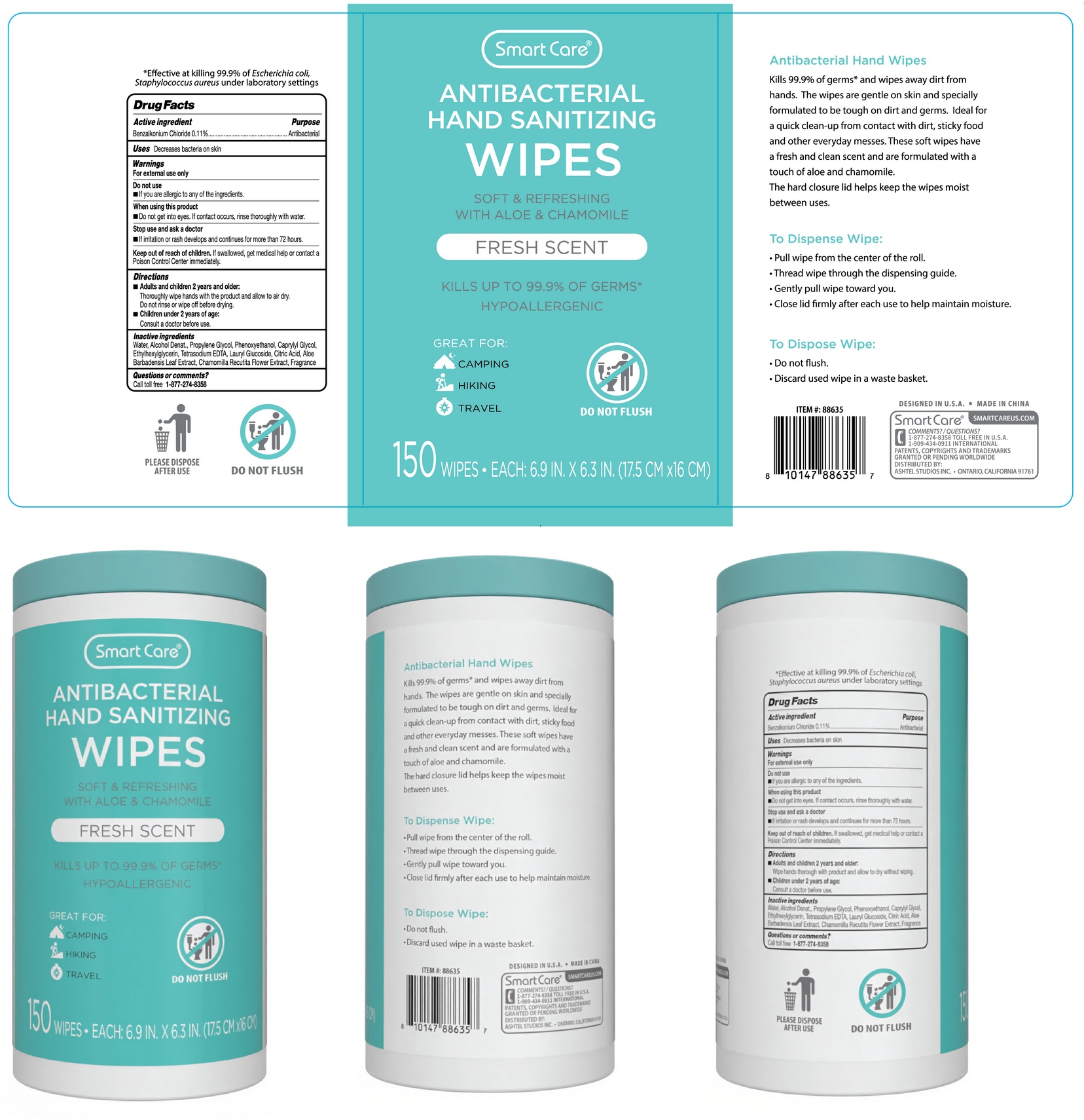 ANTIBACTERIAL WIPES