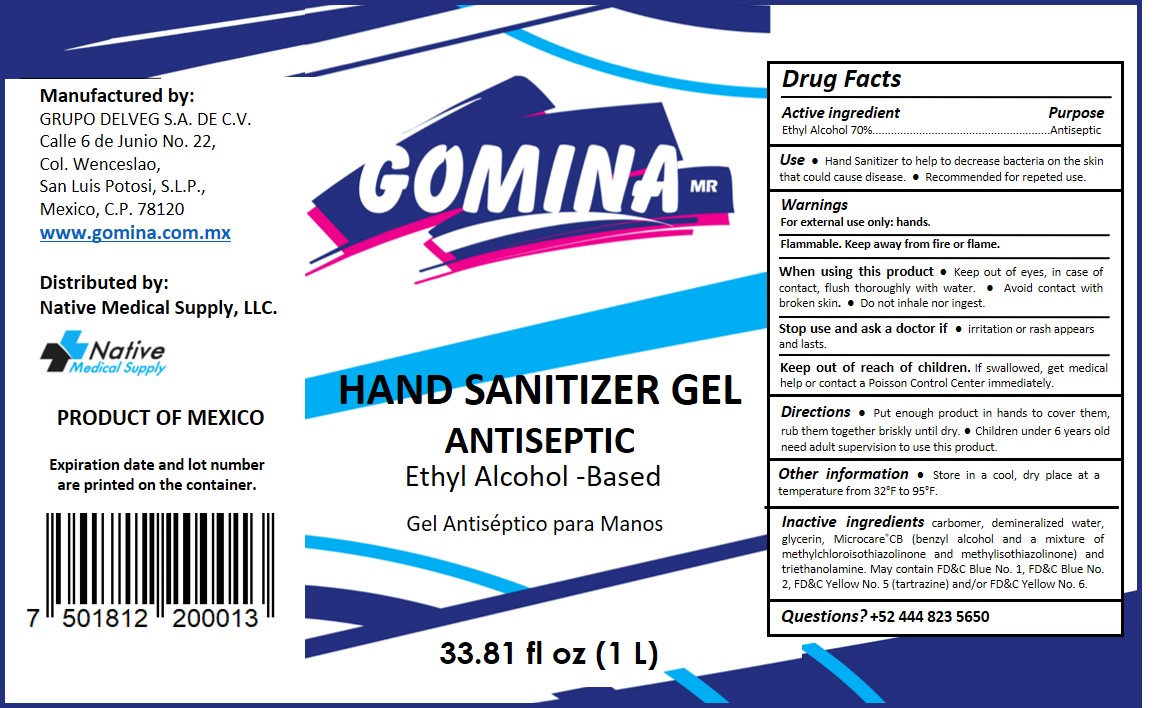 Hand Sanitizer Label  Sample