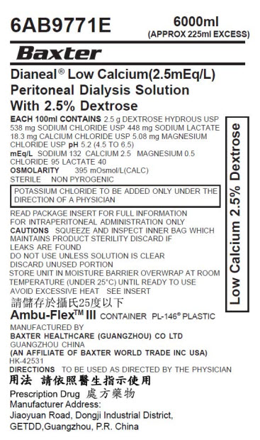 Dianeal Representative Container Label