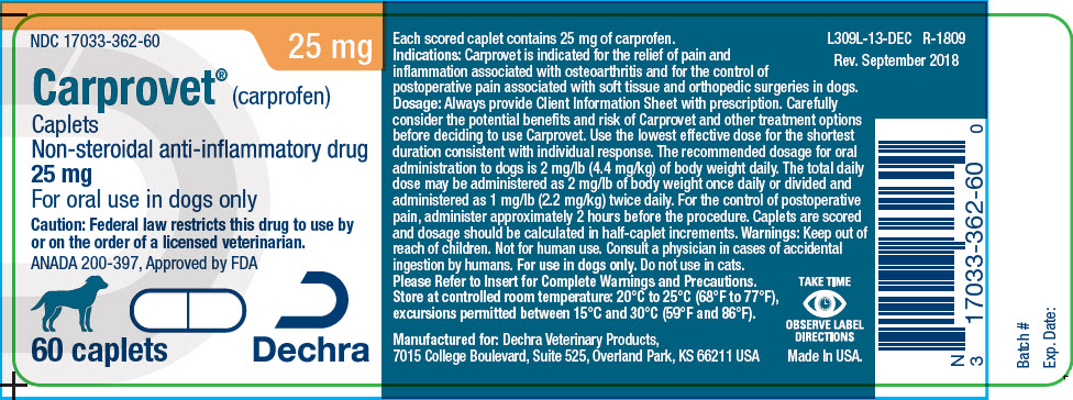 PRINCIPAL DISPLAY PANEL - 25 mg Caplet Bottle Label