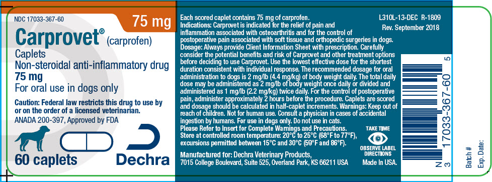 PRINCIPAL DISPLAY PANEL - 75 mg Caplet Bottle Label