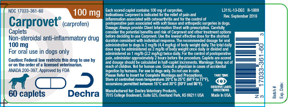 PRINCIPAL DISPLAY PANEL - 100 mg Caplet Bottle Label