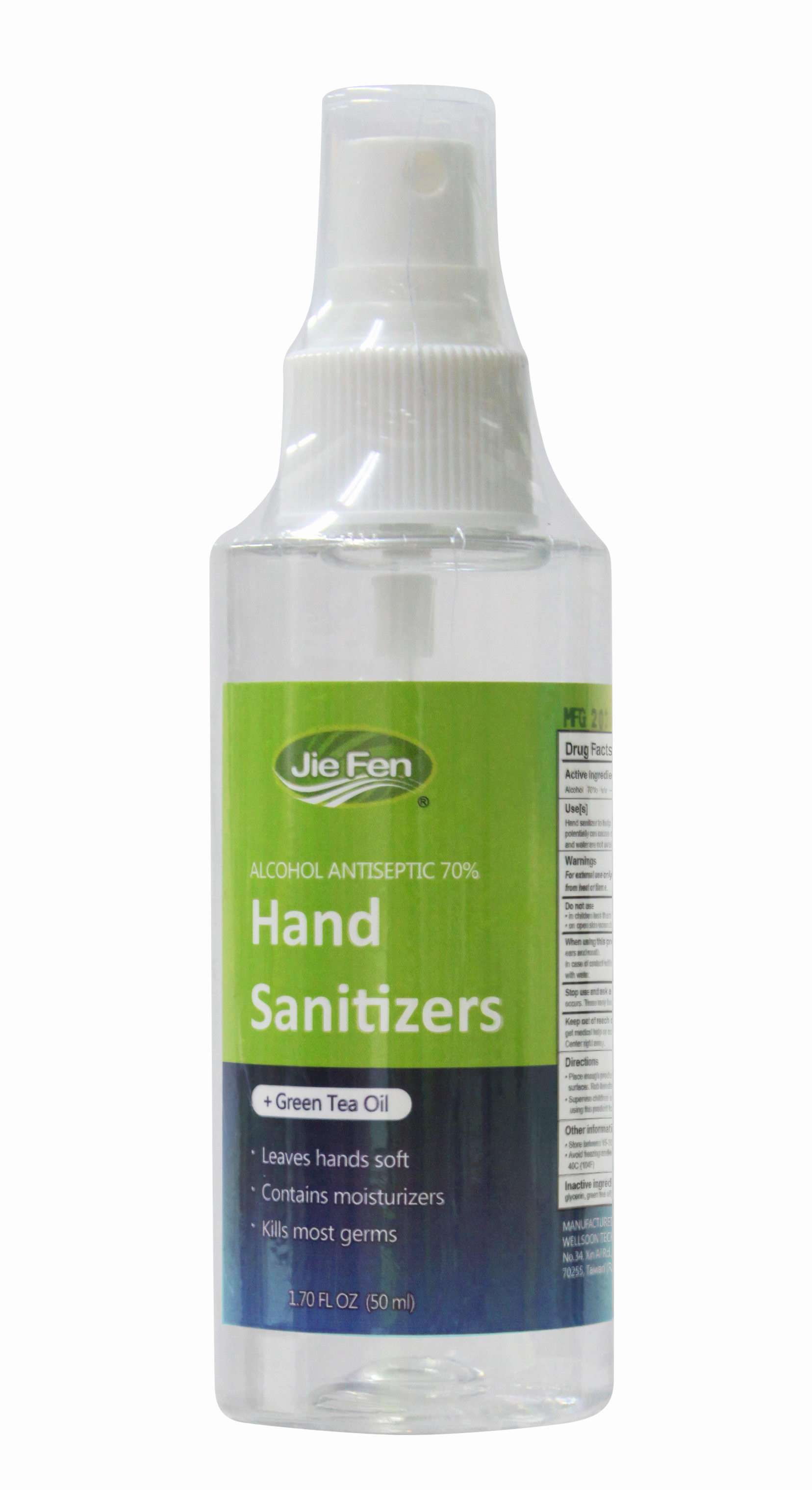 50ml hand sanitizers spray