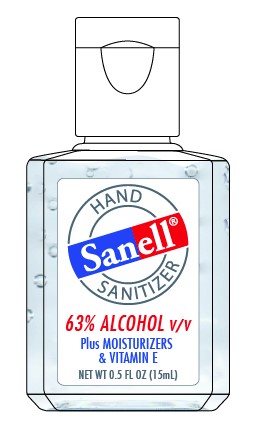 Sanell 0.5 OZ Hand Sanitizer