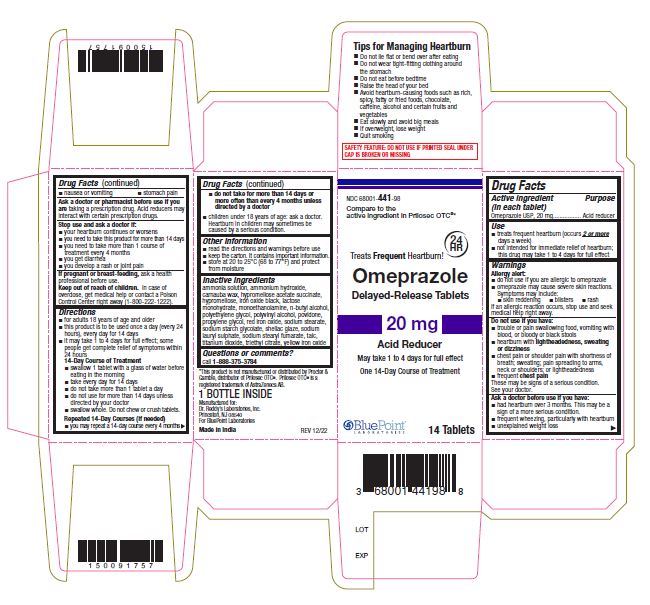 Omeprazole Delayed-Release Tablets 20mg 14ct Carton