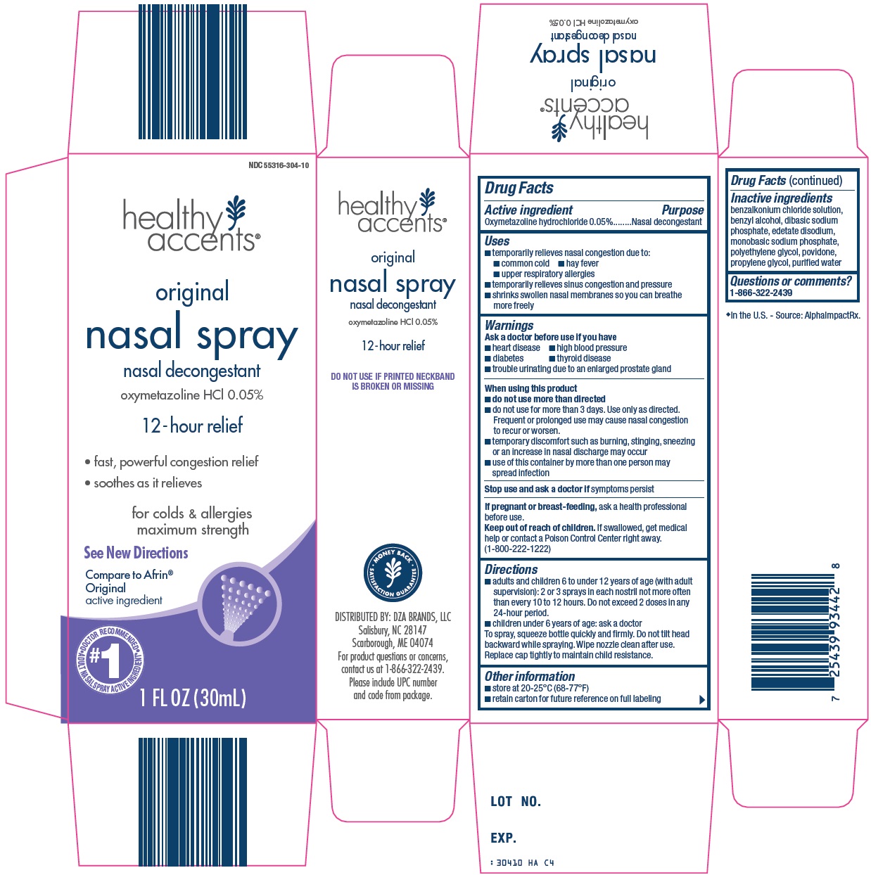 Healthy Accents Nasal Spray