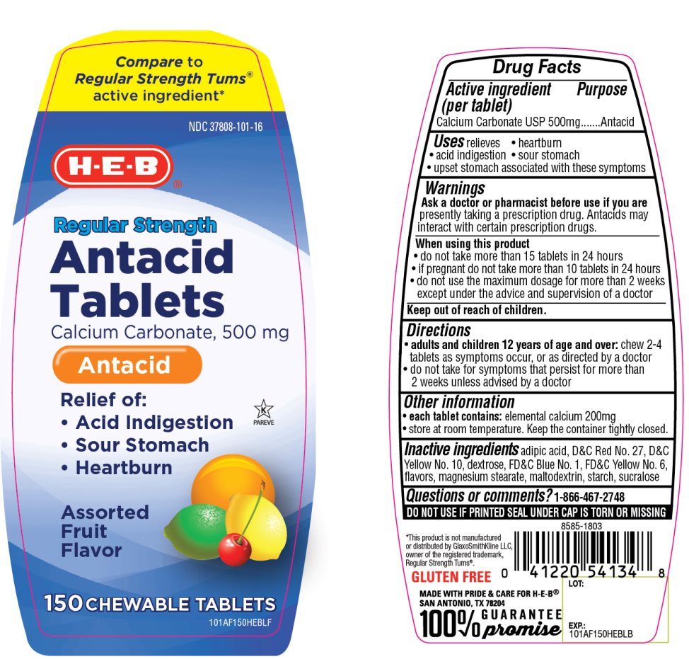 HEB Regular Strength 150 Chewable Antacid Tablets