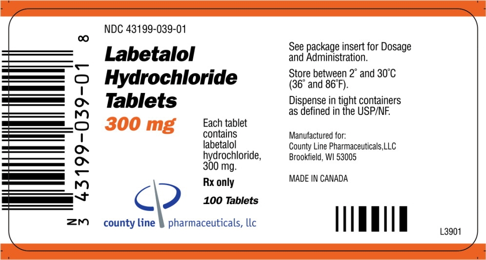 Labetalol HCl 300 mg Tablets
