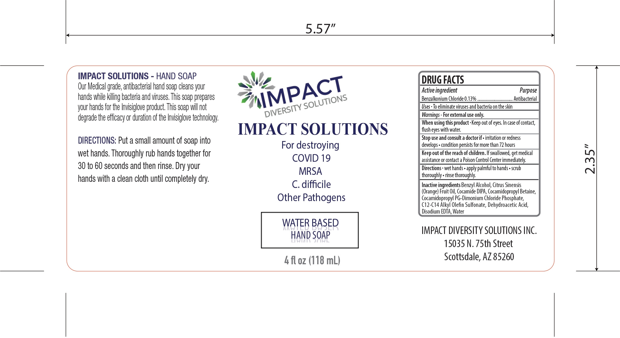 118 mL Impact Soap