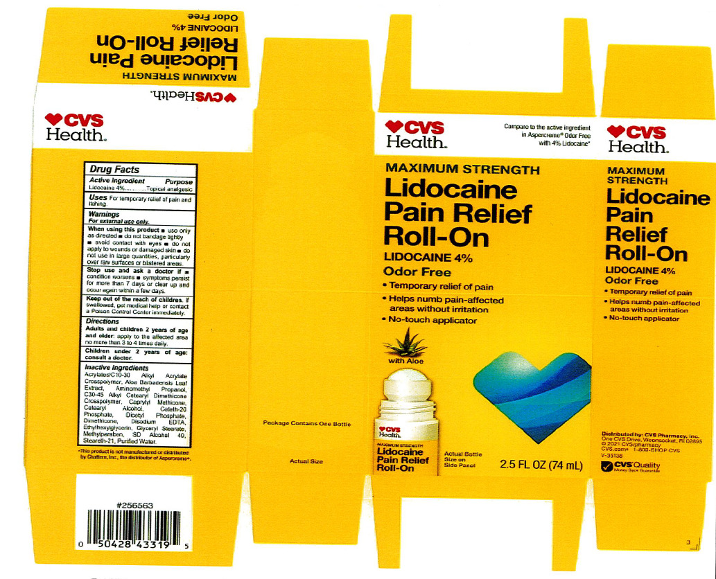 CVS Lidocaine Carton