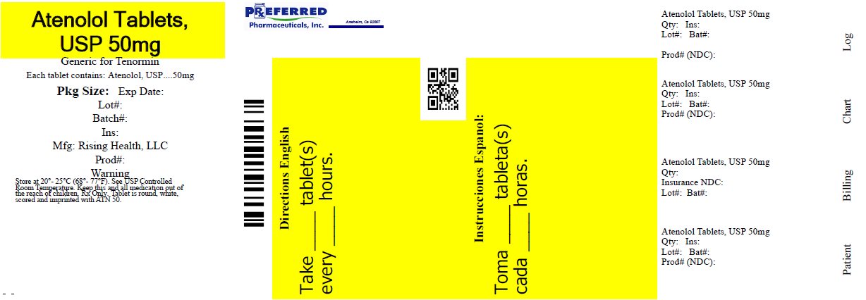 Atenelol Tablets USP 50mg