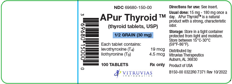 PRINCIPAL DISPLAY PANEL - 30 mg Tablet Bottle Label