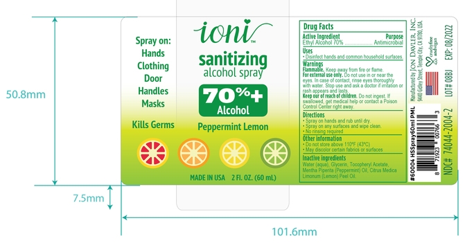 IONI Spray Lemon Mint