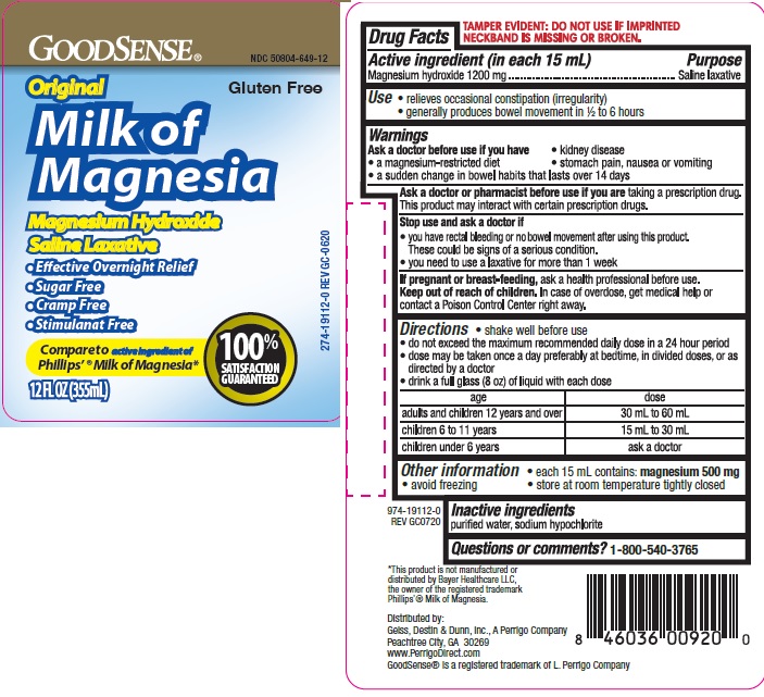 Milk Of Magnesia Original Magnesium