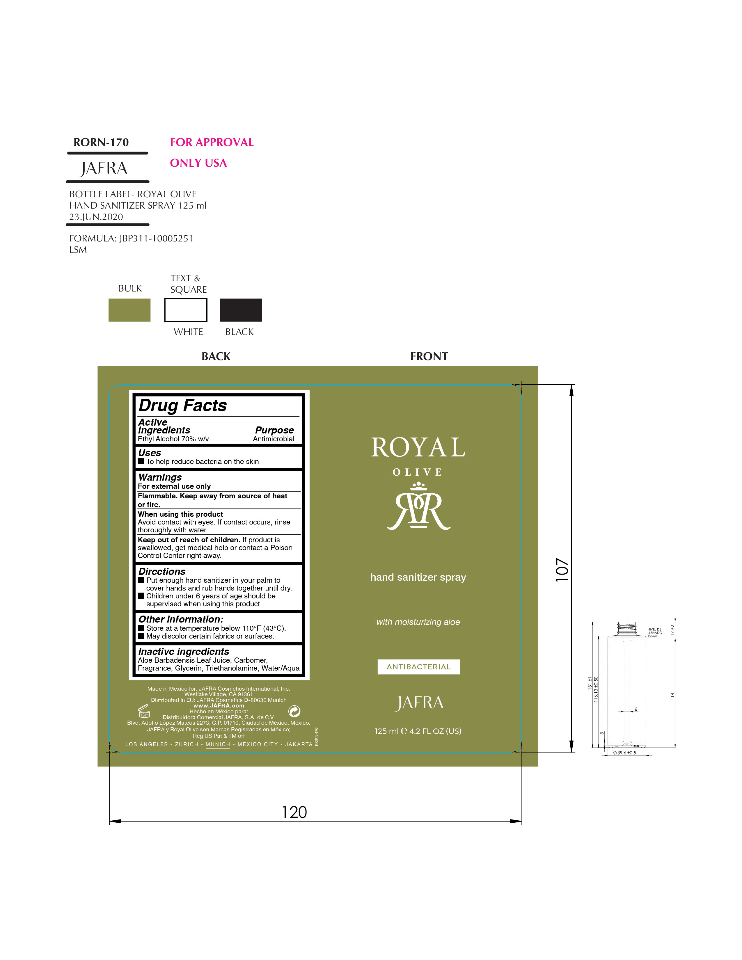 Royal Olive Hand Sanitizer