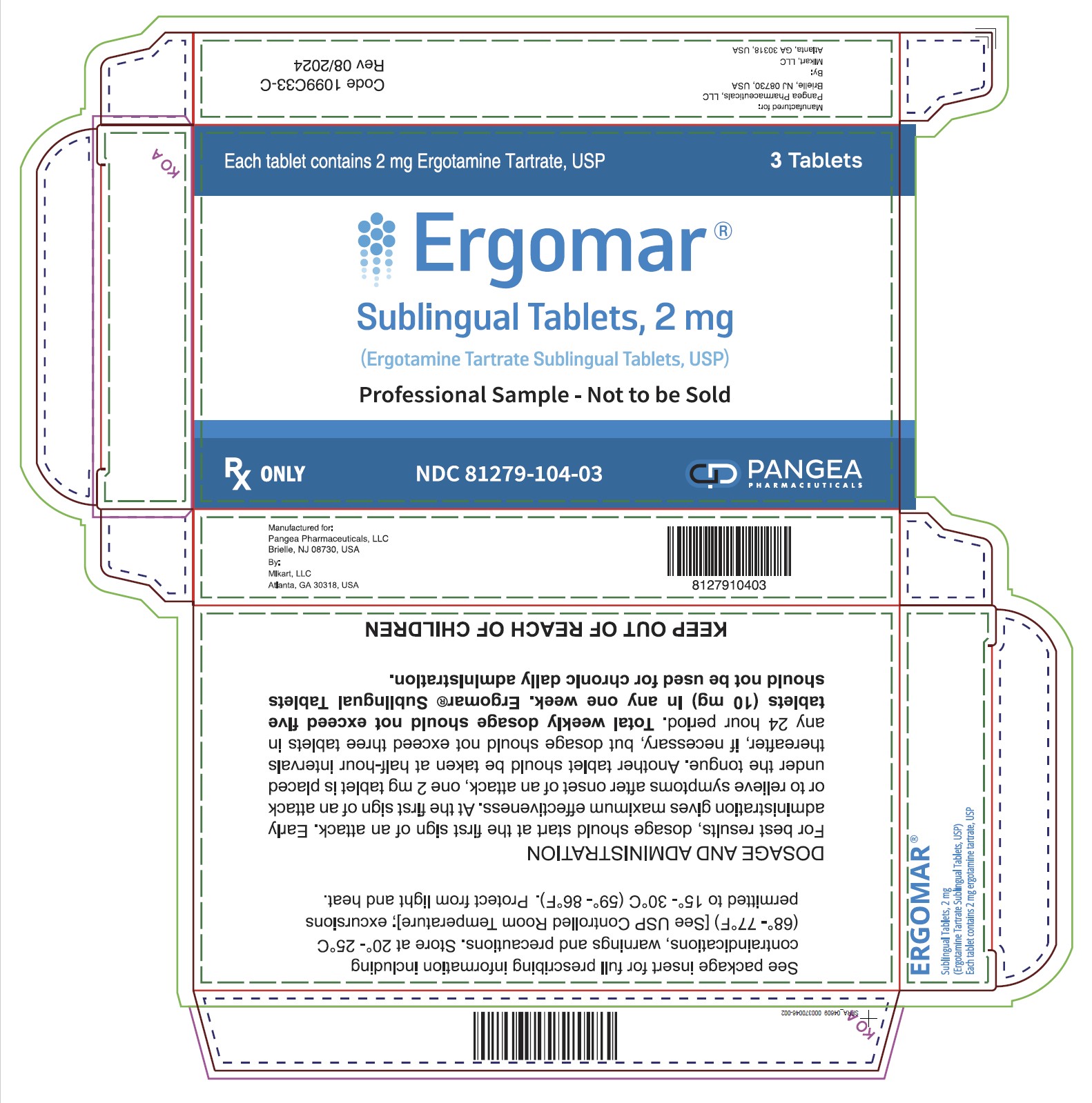 Principal Display Panel - 2 mg Tablet Blister Pack Carton Sample