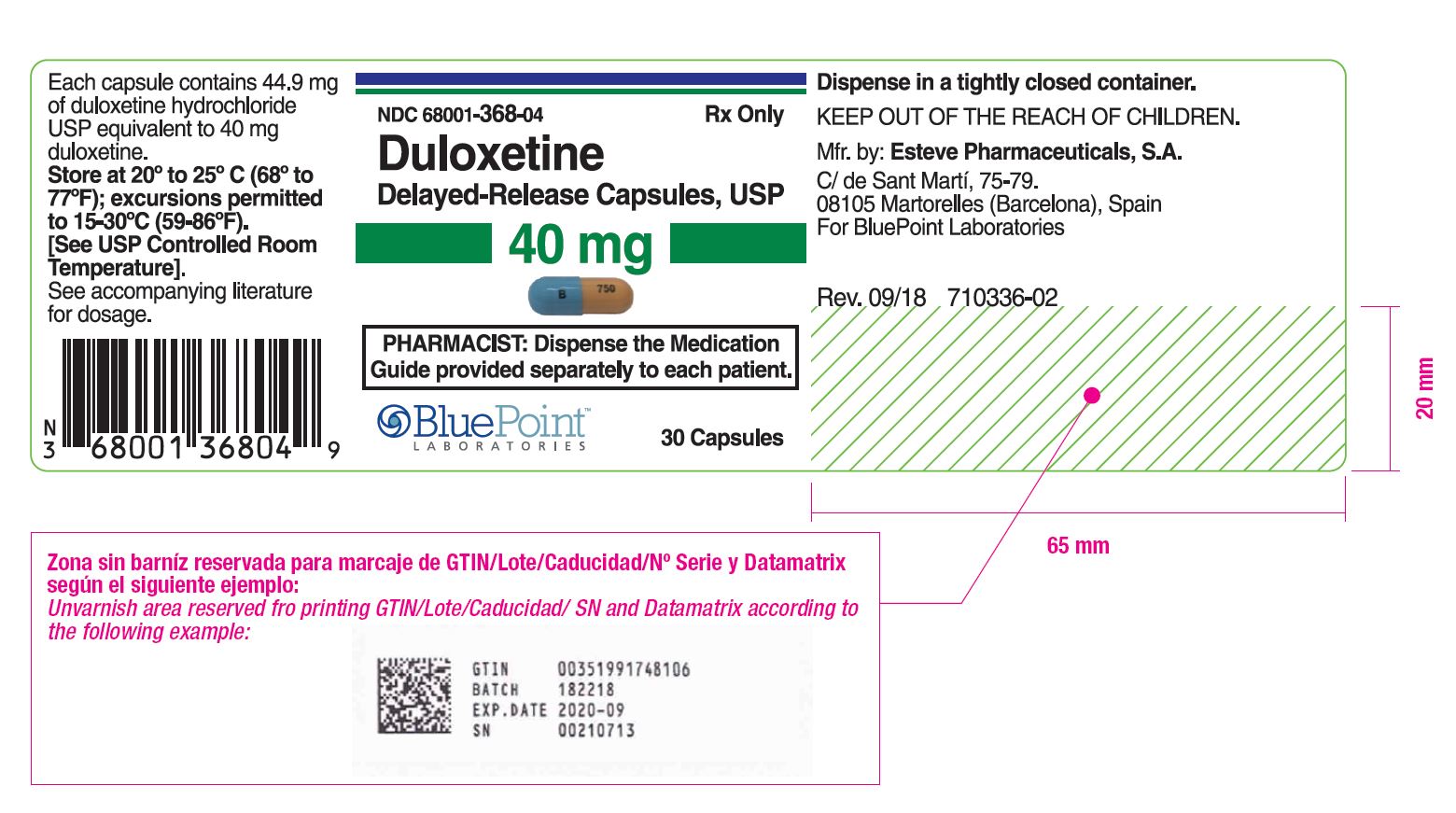 Duloxetine Label rev 03 2020