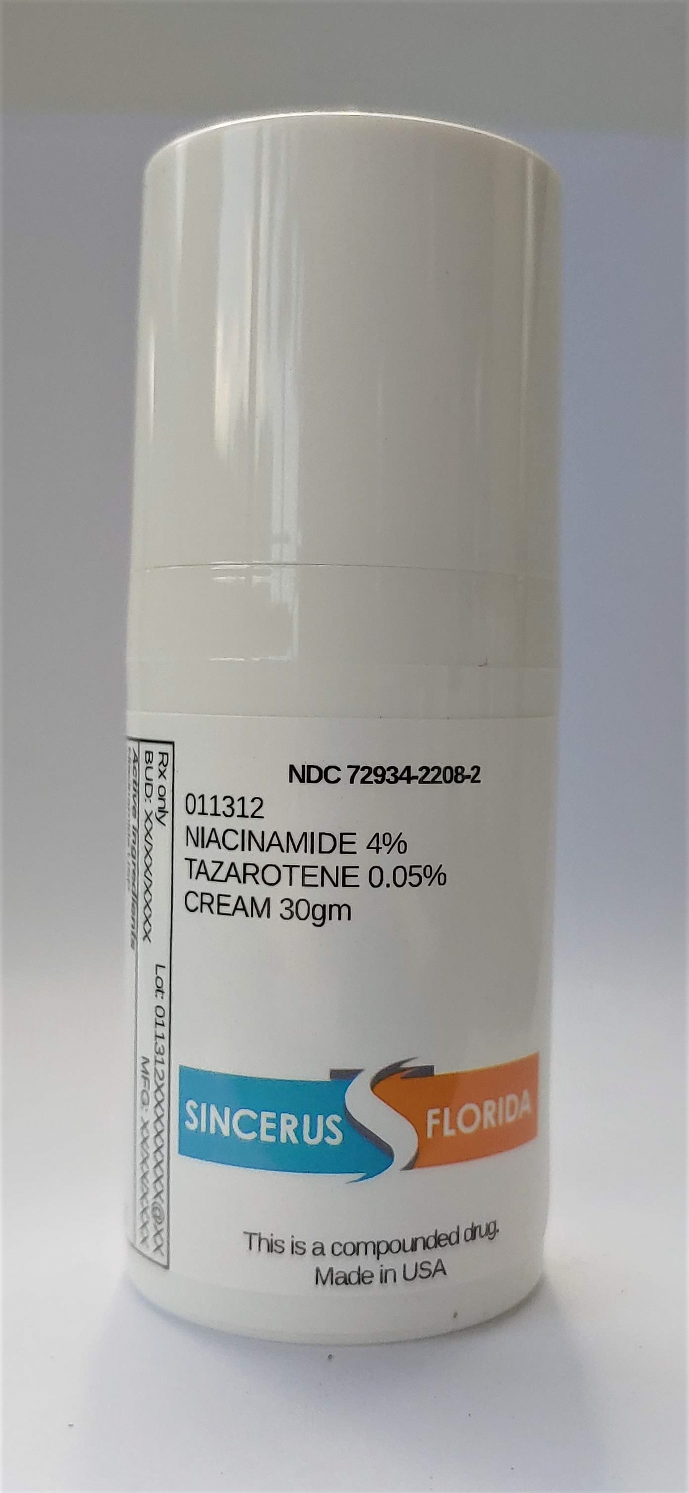 011312 NIACINAMIDE 4% / TAZAROTENE 0.05% cream