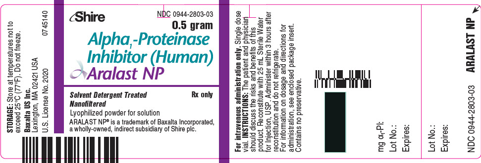 PRINCIPAL DISPLAY PANEL - 0.5 gram Vial Label