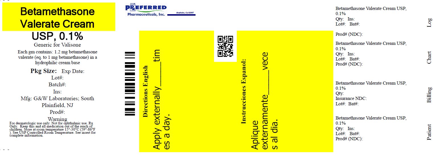 Betamethasone Valerate Cream USP 0.1%