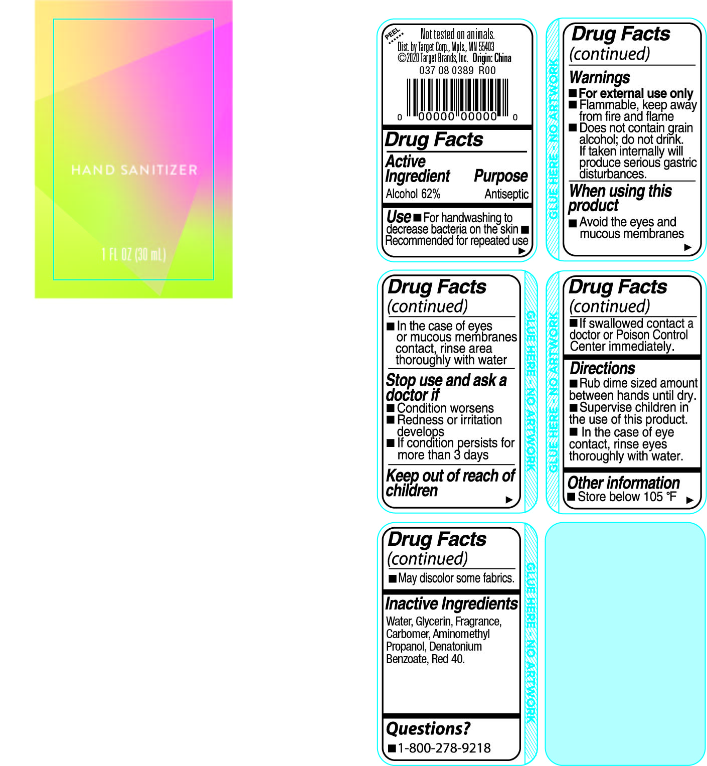 package label pink