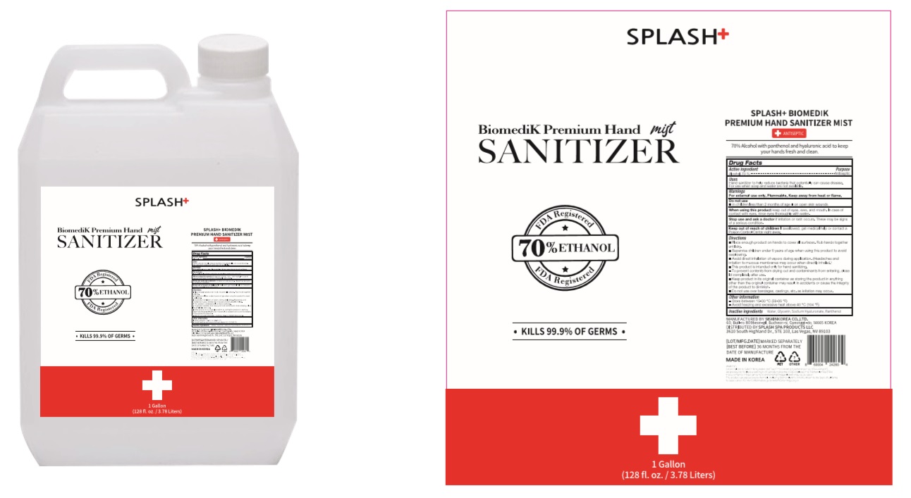 BiomediK Premium Hand Sanitizer mist 