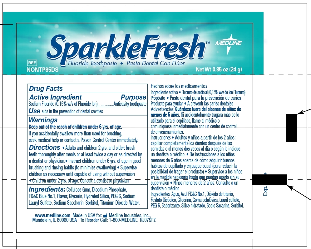 SparkleFresh Fluoride Toothpaste