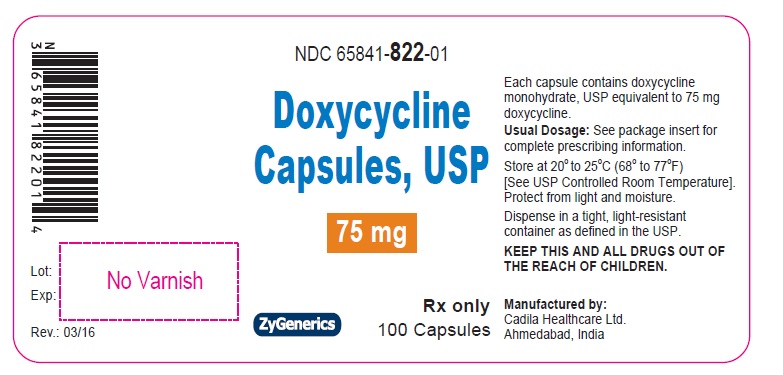 Doxycycline Capsules 75 mg